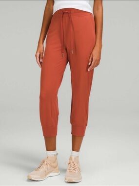 Lululemon Ready To Rulu Pant 29 inch high rise Red Rock soft stretch Sz 6